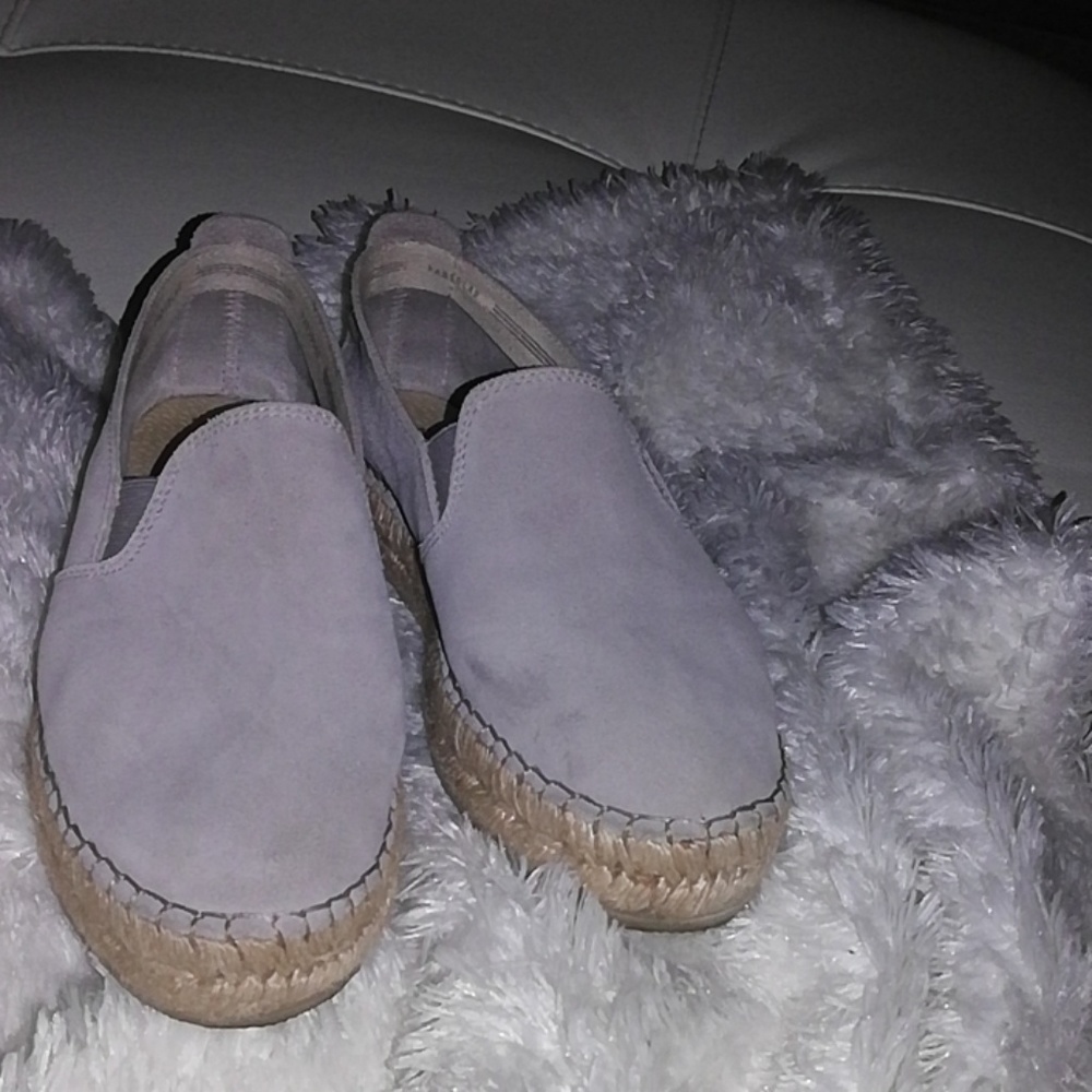 🔴  2 X $40 Fabiola's suede leather espadrilles.